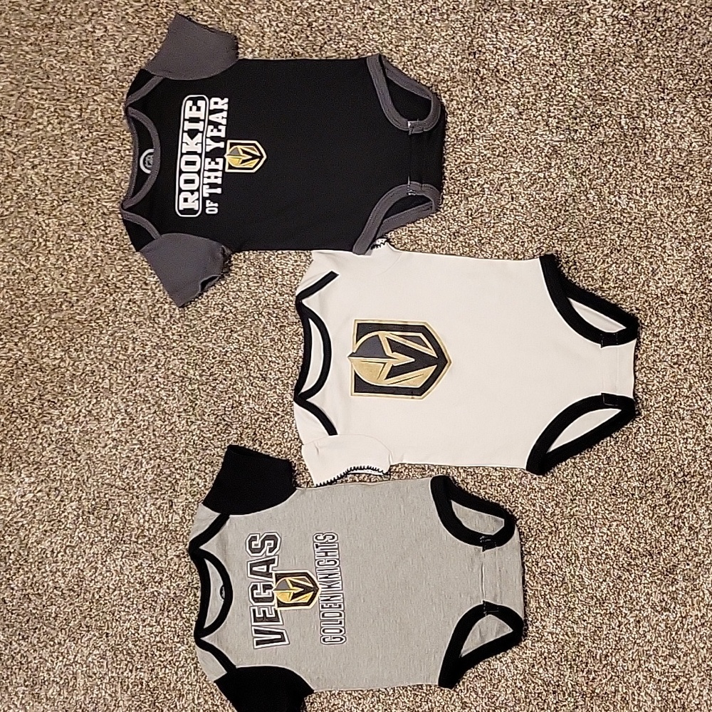 NHL Golden knights onesie set